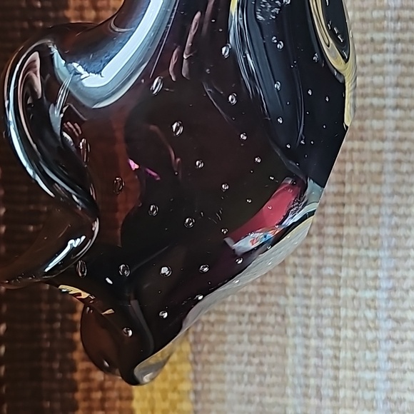 Purple Blown Glass Bowl - Picture 3 of 5